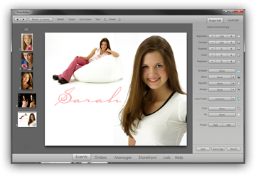 PhotoReflect Studio Software - Edit